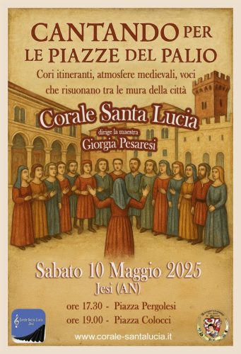 Cantando per le piazze del palio 2025
